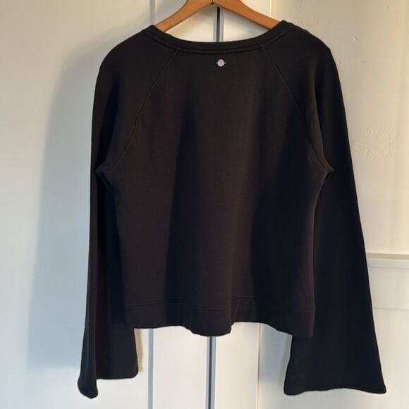 CALIA by Carrie Underwood Women’s Sz M Side Zippers Black Sweatshirt Active Top - Picture 3 of 12